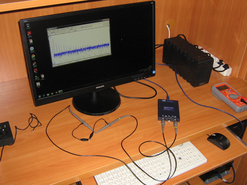 Работа с USB-анализатором спектра