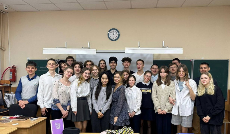 Проведение магистрантами мероприятия по популяризации науки среди школьников