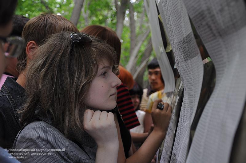 27.07.09     Размещен первый список абитуриентов, рекомендованных к зачислению, фотография: В. Кравченко