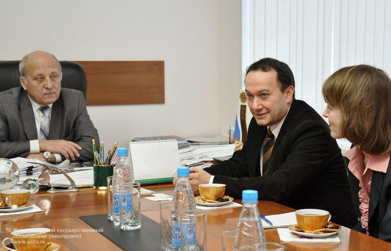 06.04.10 С 6 по 7 апреля НГТУ посетит делегация Университета Евле из Швеции, фотография: В. Невидимов
