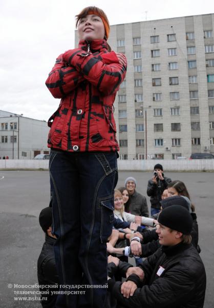 04.10.10 4 октября пройдет посвящение в первокурсники факультета радиотехники и электроники, фотография: В. Кравченко