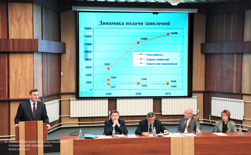 07.10.10 Совещание Ассоциации лицеев и гимназий НСО и школ, имеющих договор с НГТУ, фотография: В. Невидимов