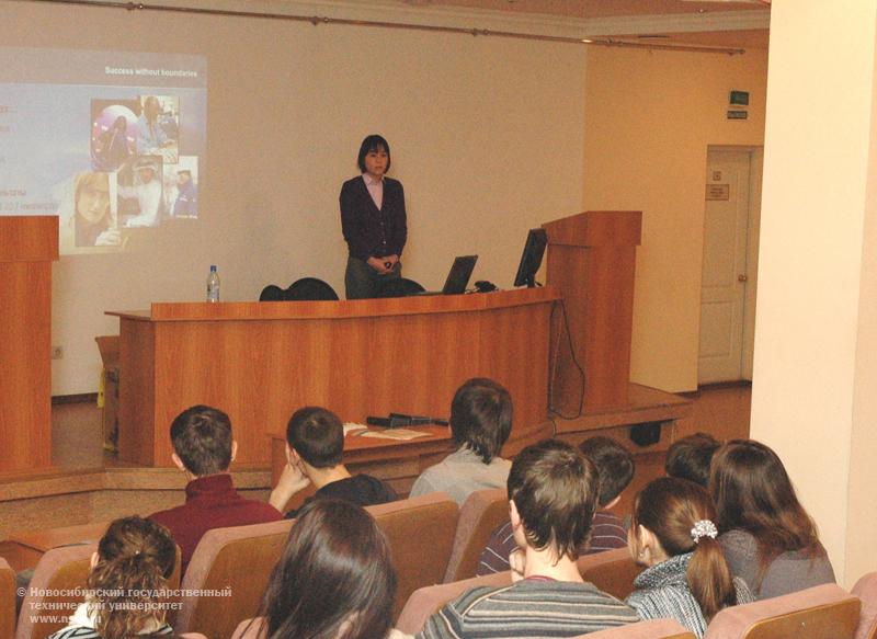 13.12.10 13 декабря в НГТУ состоится презентация компании Шлюмберже, фотография: В. Кравченко