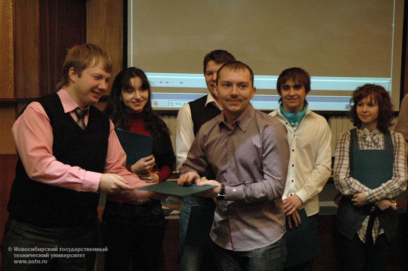 02.03.11 В НГТУ подведены итоги конкурса Благотворительного фонда В. Потанина, фотография: В. Кравченко