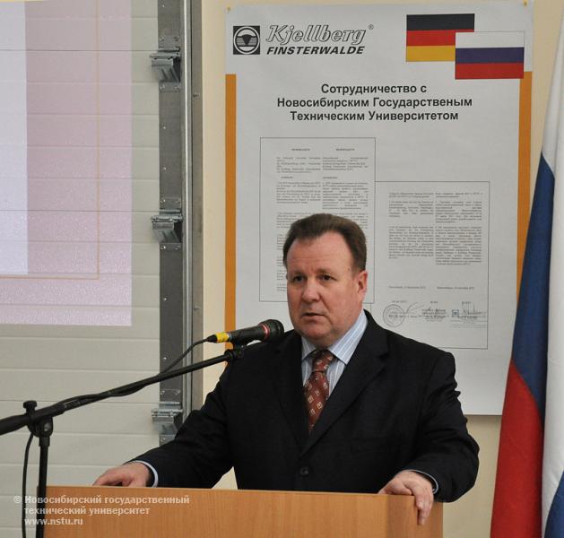 18.03.11 Открытие российско-немецкого научно-образовательного центра «Сварочные технологии» в НГТУ, фотография: В. Невидимов