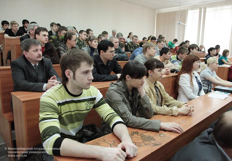 20.04.11 Всероссийская конференция «Наука. Промышленность. Оборона» в НГТУ, фотография: В. Невидимов