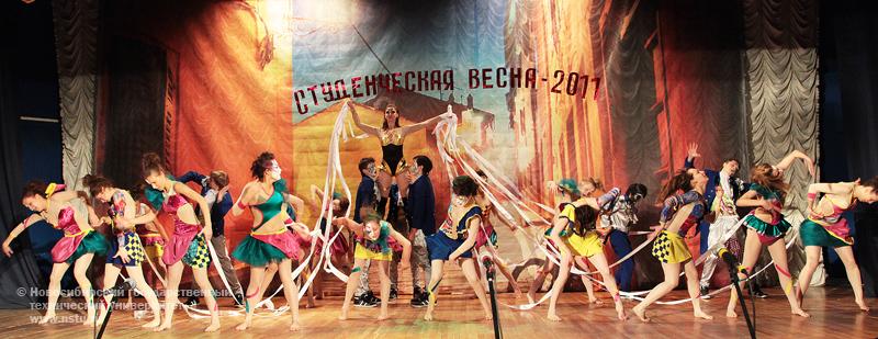 11.03.11 Студенты НГТУ — победители и призеры городского фестиваля «Студенческая весна», фотография: В. Невидимов