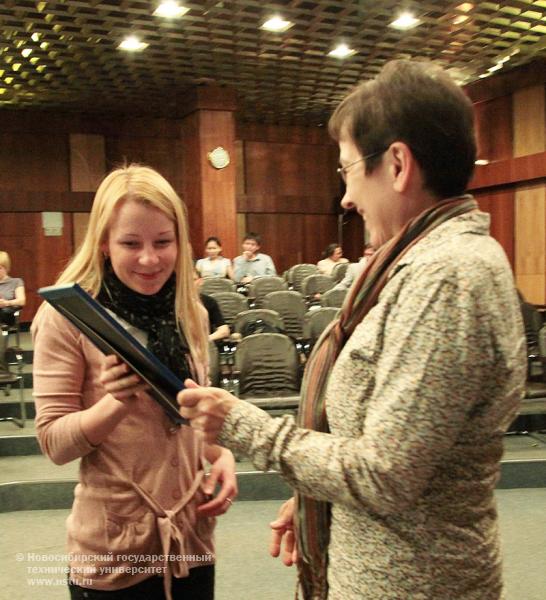 11.05.11 В НГТУ вручили стипендии DAAD молодым ученым, фотография: В. Невидимов