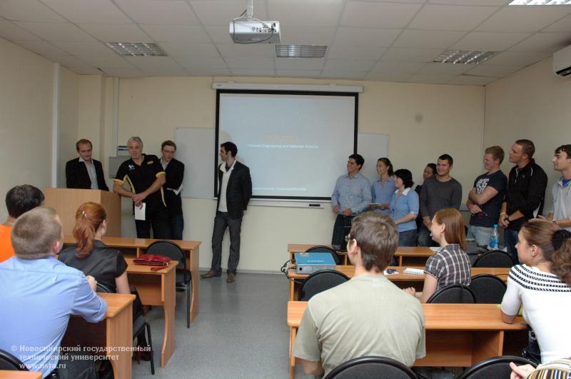 В НГТУ завершилась международная летняя школа GEM-2011 , фотография: В. Кравченко