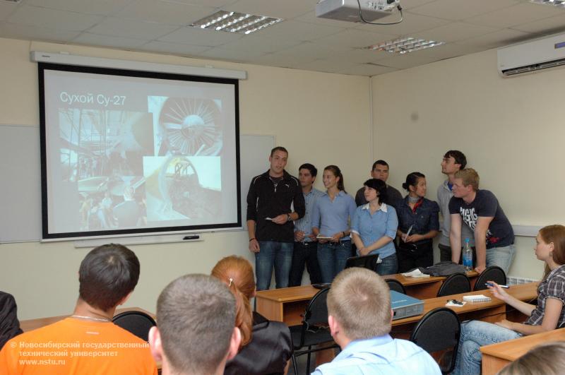 25.07.11 В НГТУ проходит международная летняя школа «Общее машиностроение и материаловедение. Современные методы анализа и производства» GEM-2011 , фотография: В. Кравченко