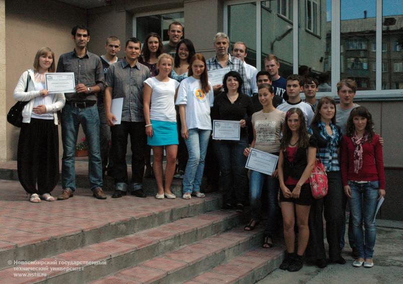 25.07.11 В НГТУ проходит международная летняя школа «Общее машиностроение и материаловедение. Современные методы анализа и производства» GEM-2011 , фотография: В. Кравченко