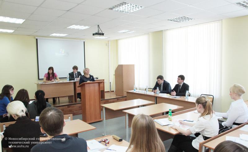 17 февраля в НГТУ состоялся круглый стол «Роль молодежи в избирательном процессе» , фотография: В. Невидимов