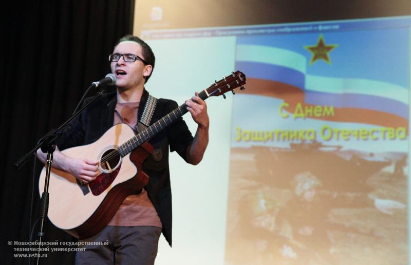 21.02.12 В НГТУ состоялся концерт, посвященный Дню защитника Отечества , фотография: В. Невидимов