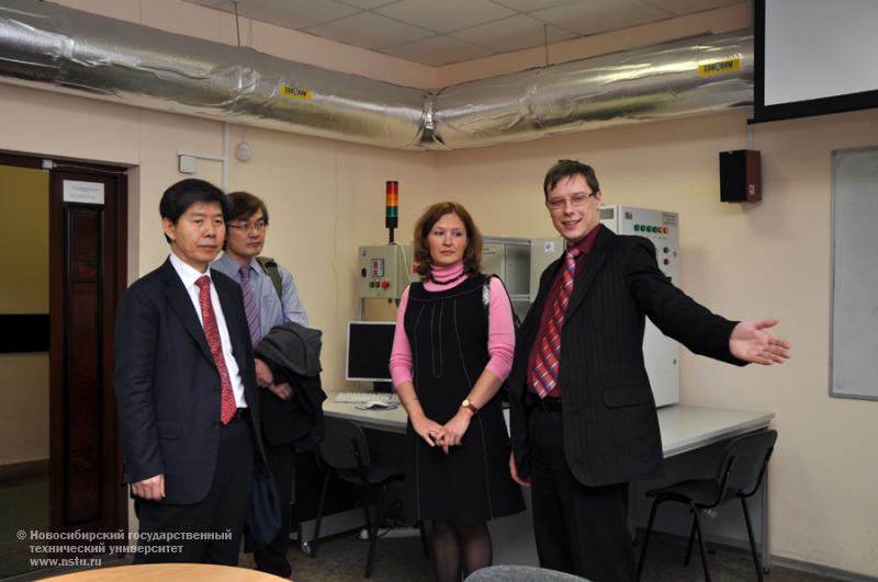 08.02.12 Визит делегации университета Ённам в НГТУ , фотография: В. Кравченко