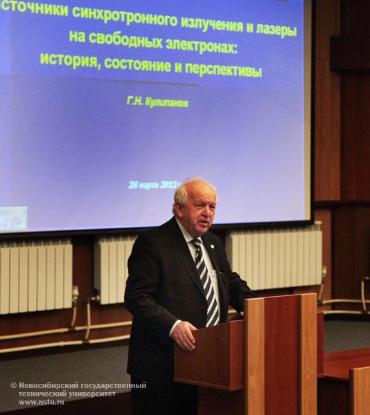 26.03.12 26 марта в НГТУ состоится открытие научной сессии , фотография: В. Невидимов