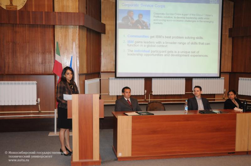 16.05.12 16 мая в НГТУ состоится презентация компании IBM , фотография: В. Кравченко