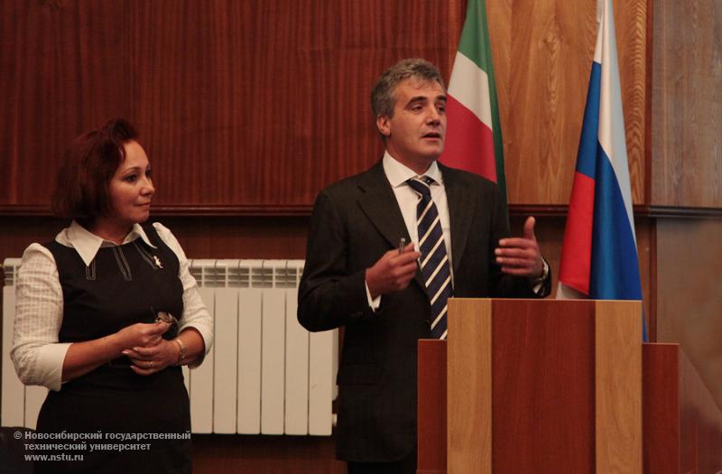 21.09.12 Лекция профессоров Падуанского университета , фотография: В. Невидимов