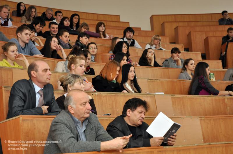 19.10.12 19 октября в НГТУ прошла лекция «Инновационный Израиль и специфика построения успешных стартап-компаний», фотография: В. Кравченко