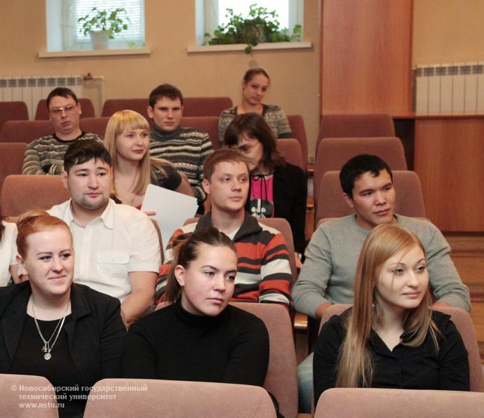 20.11.12 20-22 ноября в НГТУ пройдут защиты межфакультетских студенческих инновационных проектов , фотография: В. Невидимов