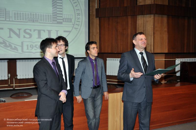 27.02.13 Студенты НГТУ – стипендиаты фонда В.Потанина , фотография: В. Кравченко