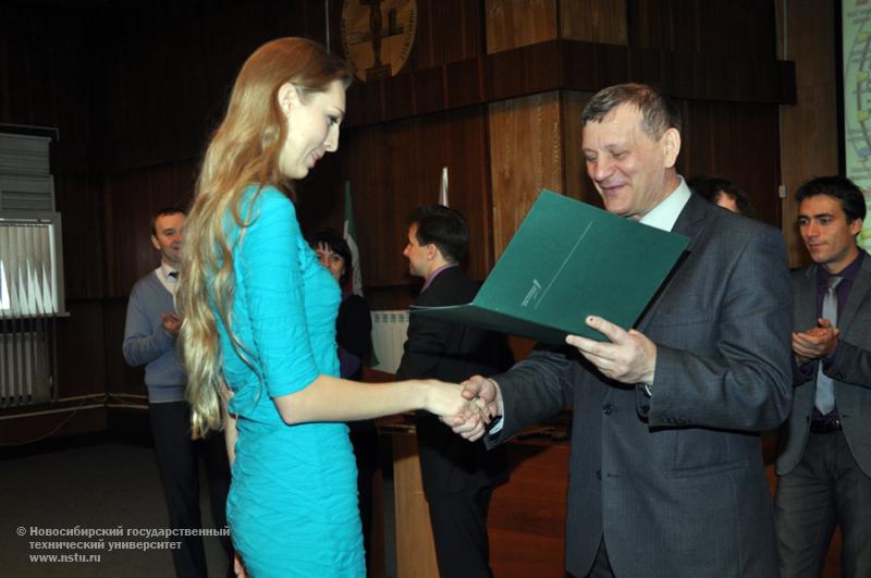 27.02.13 Студенты НГТУ – стипендиаты фонда В.Потанина , фотография: В. Кравченко