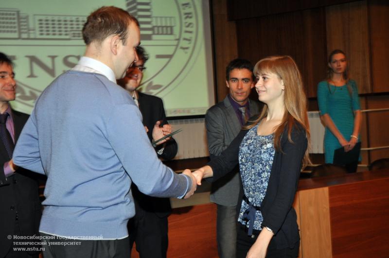 27.02.13 Студенты НГТУ – стипендиаты фонда В.Потанина , фотография: В. Кравченко