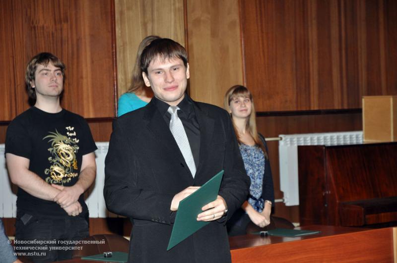 27.02.13 Студенты НГТУ – стипендиаты фонда В.Потанина , фотография: В. Кравченко