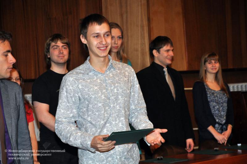 27.02.13 Студенты НГТУ – стипендиаты фонда В.Потанина , фотография: В. Кравченко