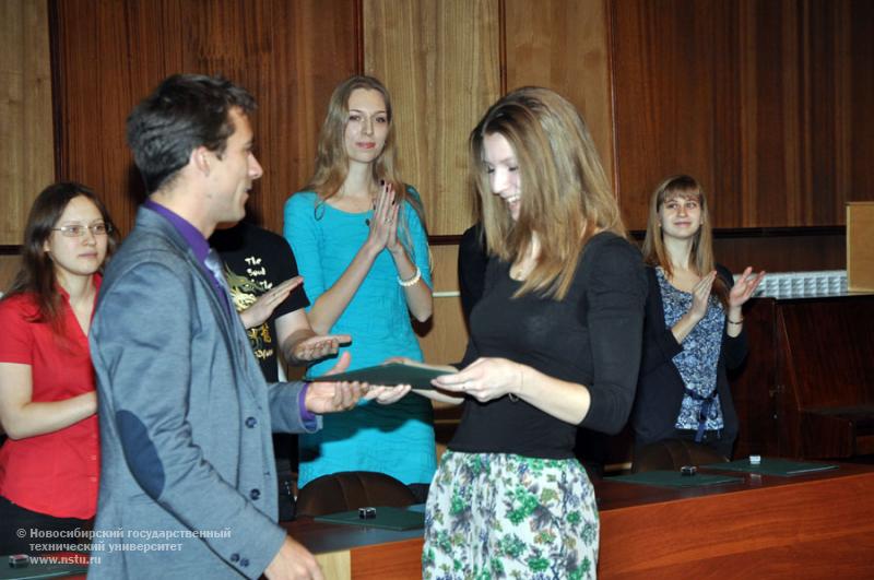 27.02.13 Студенты НГТУ – стипендиаты фонда В.Потанина , фотография: В. Кравченко