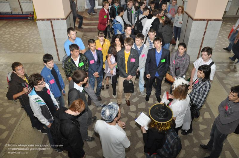 02.09.13 «Первый день новой жизни» первокурсников НГТУ , фотография: В. Кравченко