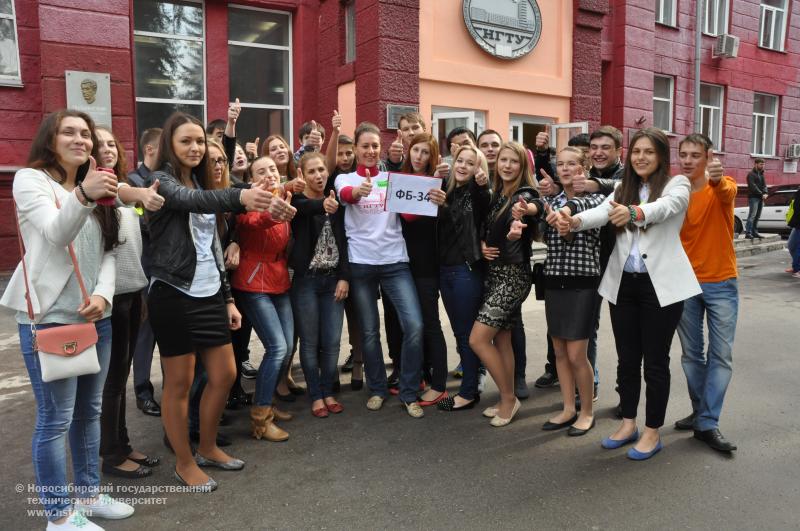 02.09.13 «Первый день новой жизни» первокурсников НГТУ , фотография: В. Кравченко