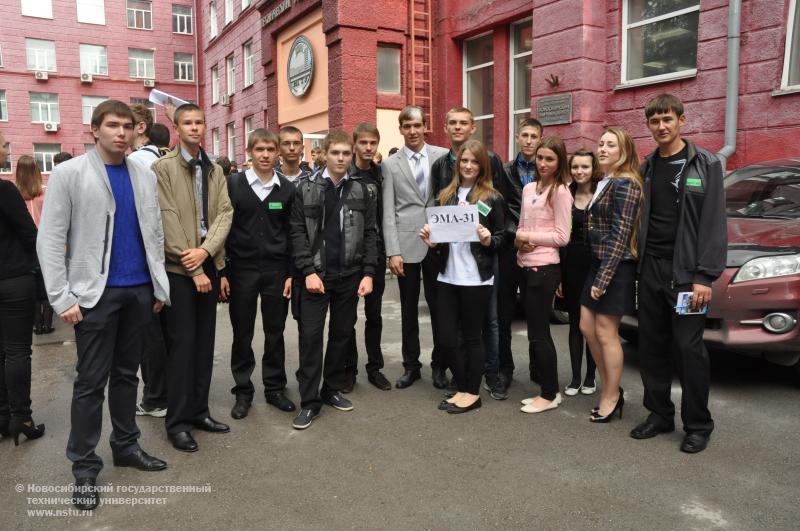 02.09.13 «Первый день новой жизни» первокурсников НГТУ , фотография: В. Кравченко