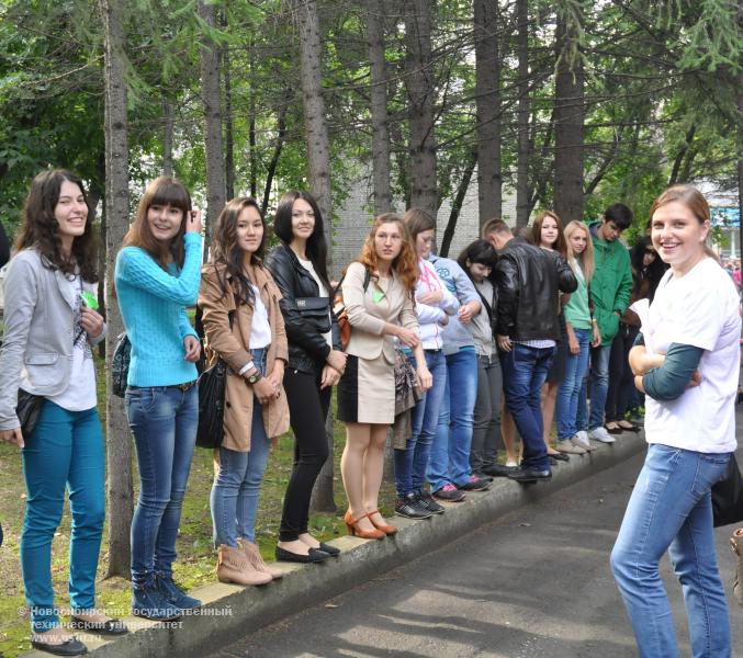 02.09.13 «Первый день новой жизни» первокурсников НГТУ , фотография: В. Кравченко