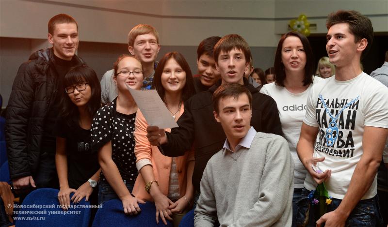 10.10.13 Посвящение в студенты первокурсников факультета мехатроники и автоматизации , фотография: В. Невидимов