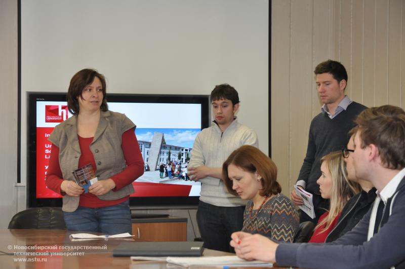 01.03.14 Визит в НГТУ делегации из университета Ландсхут, фотография: В. Кравченко