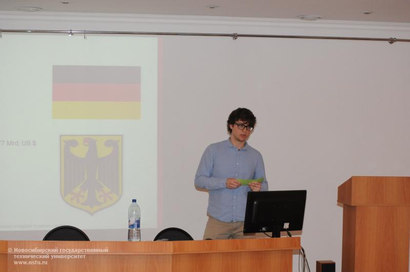 01.03.14 Визит в НГТУ делегации из университета Ландсхут, фотография: В. Кравченко