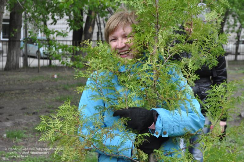 14.05.14     14 мая в студгородке НГТУ пройдет акция в рамках проекта «Парк имени меня», фотография: В. Кравченко