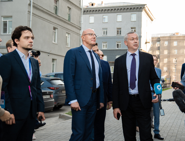 Заместитель председателя Правительства России Дмитрий Чернышенко посетил новое общежитие НГТУ НЭТИ 
